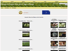 Tablet Screenshot of pflanzen-info-portal.de